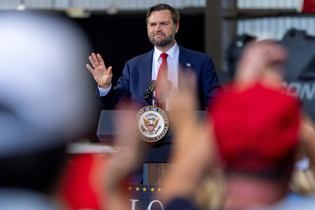 Vance pauses speech to take selfie with boy who skipped school during North Carolina event