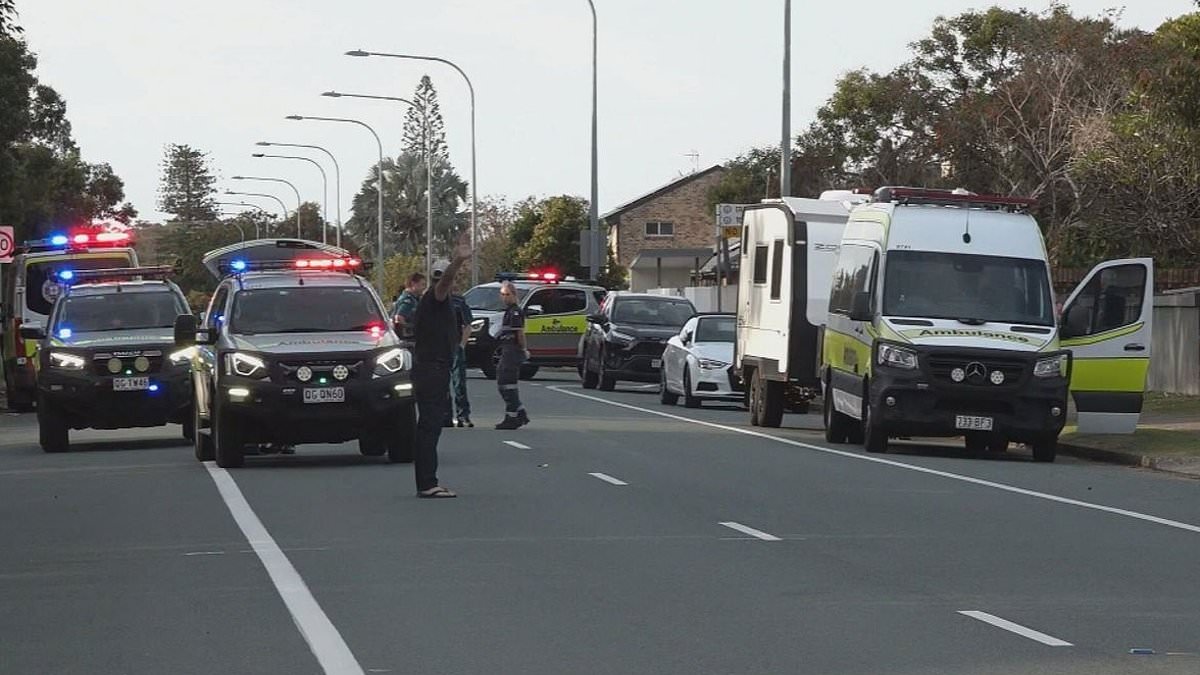 Woman fighting for life after being struck during alleged car theft on Gold Coast as police arrest three teenagers
