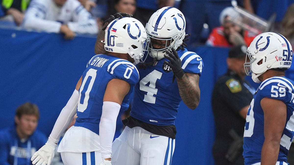 Colts' Cam Bynum draws attention with unusual end-zone celebration after interception of Dolphins' Tua Tagovailoa