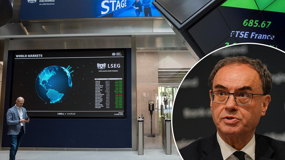 FTSE 100 climbs toward 10,000 as rate-cut bets intensify after cooling inflation