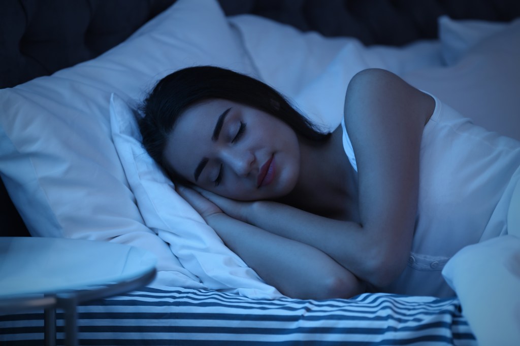Young woman sleeping