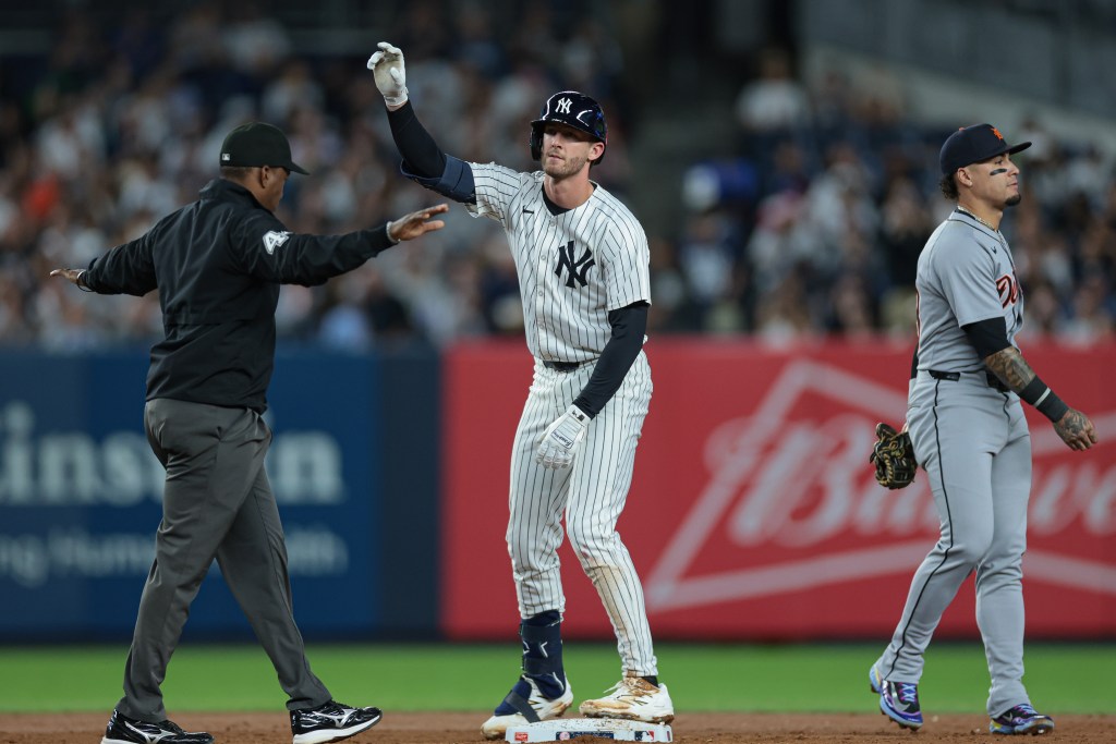 McMahon celebrates on the field