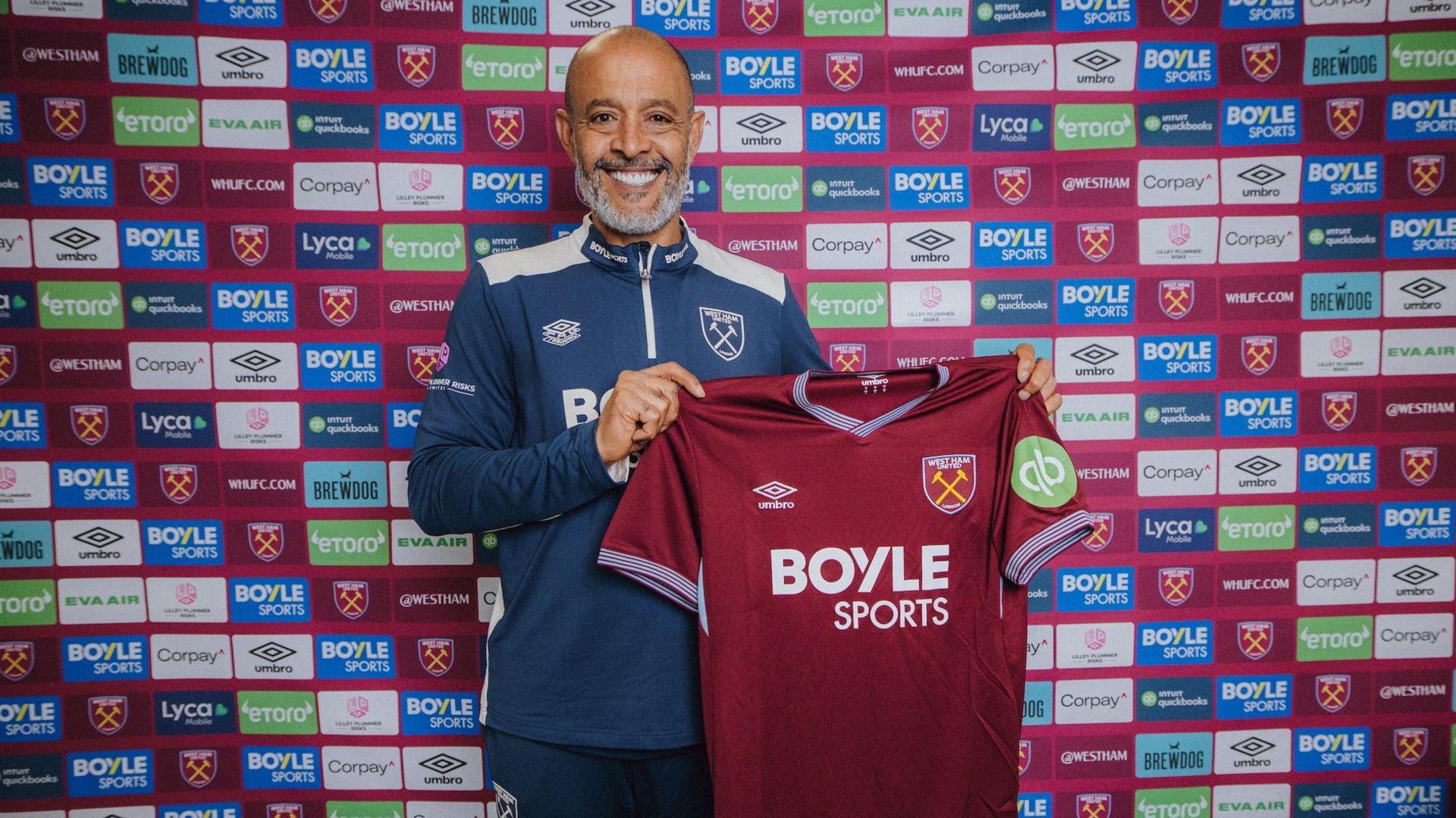 West Ham appoint Nuno Espirito Santo as manager after Potter sacking