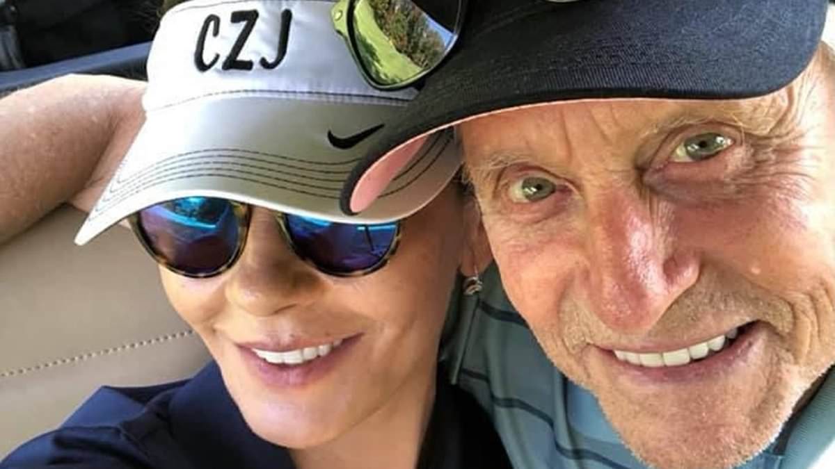 Michael Douglas praises Catherine Zeta-Jones as they mark joint birthdays at Ryder Cup