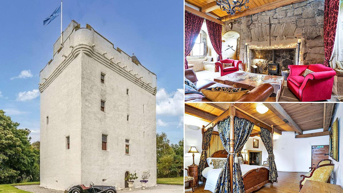 15th-Century Law Castle in Ayrshire Listed at £1 Million