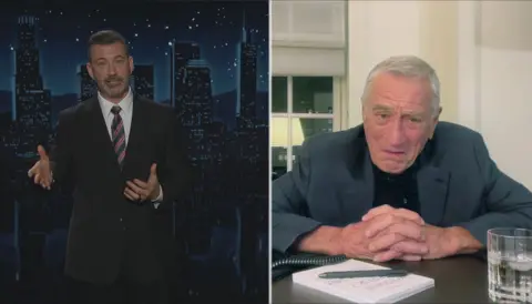 Robert De Niro sketch on Kimmel's show