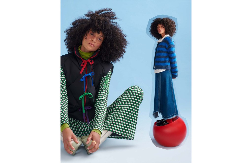 Nuuly rental box with clothing