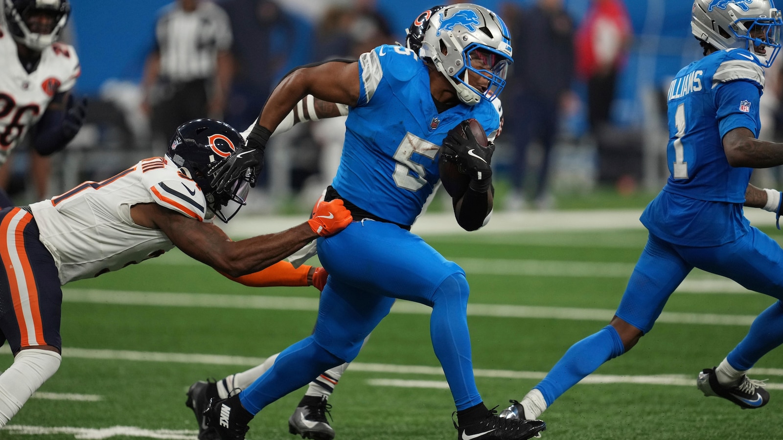 Lions rout Bears 52-21, turn focus to daunting trip to Baltimore