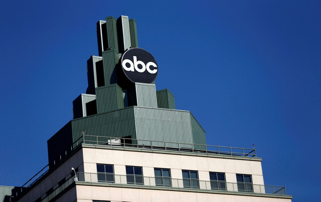 ABC logo atop building