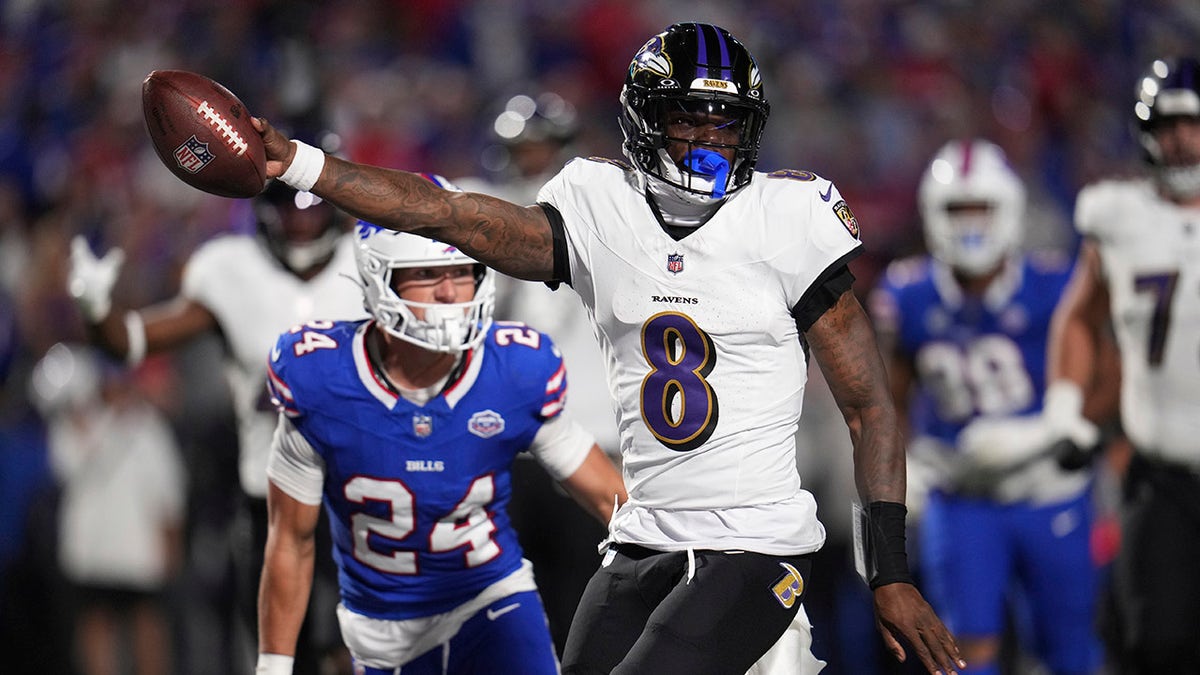 Baltimore Ravens quarterback Lamar Jackson