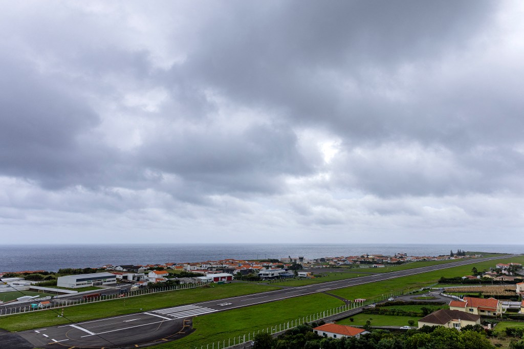 Airport in Santa Cruz das Flores, Azores