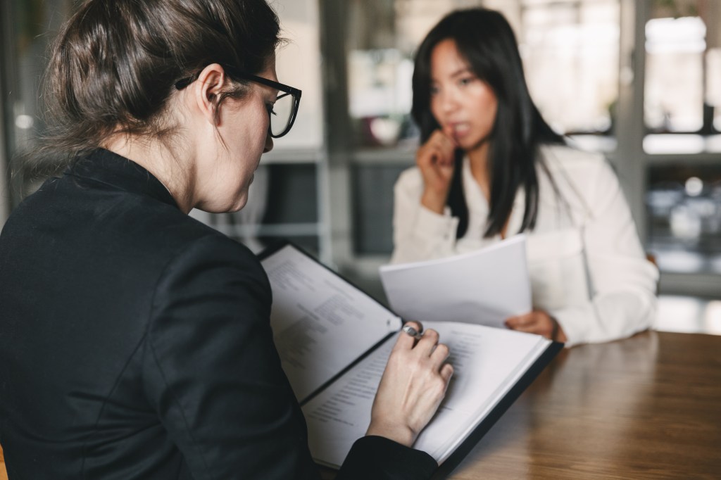Businesswoman in an office setting
