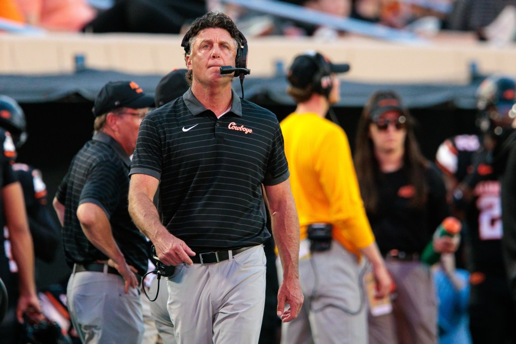 Mike Gundy Oklahoma State coach