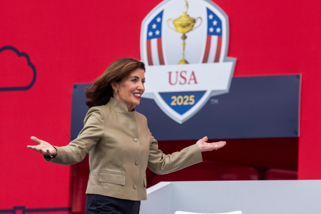 Hochul booed at Ryder Cup opening ceremony on Long Island