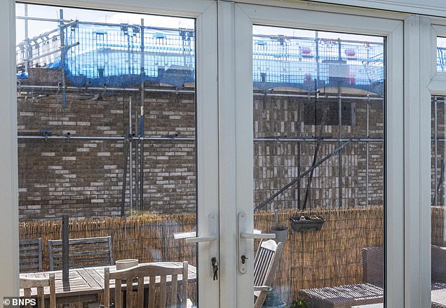 The development site with new blocks under construction