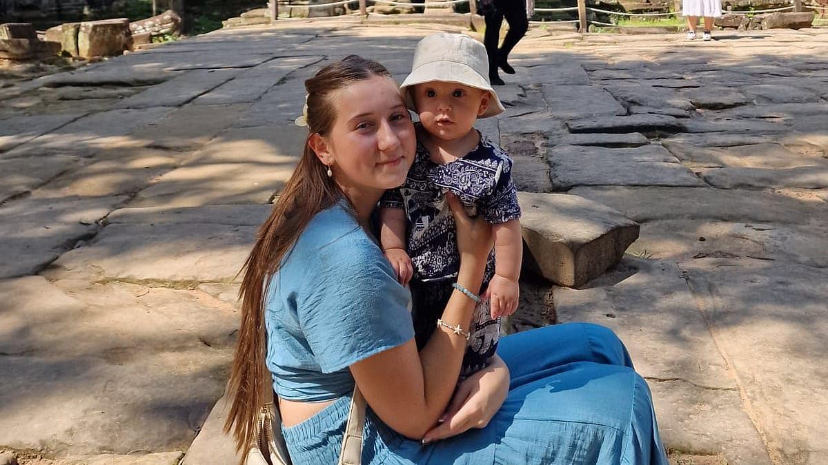 British mum backpacked the world with newborn on maternity leave, defying critics