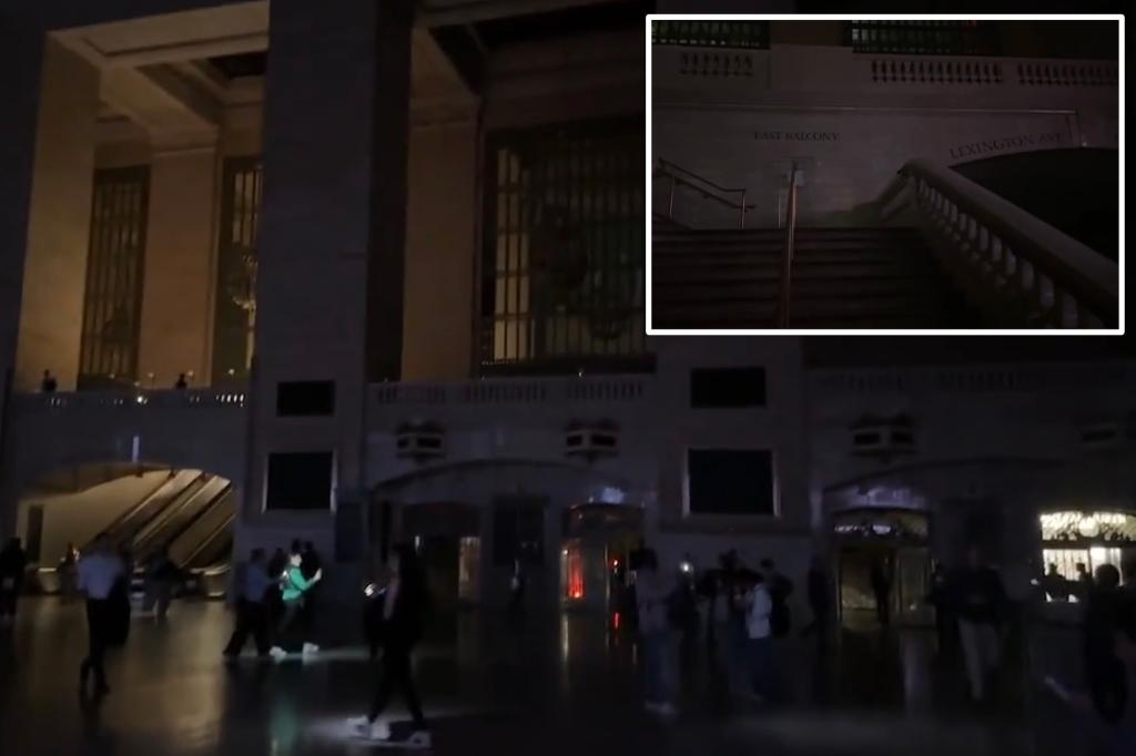 Grand Central Terminal power outage rattles commuters; five MTA workers trapped in elevator
