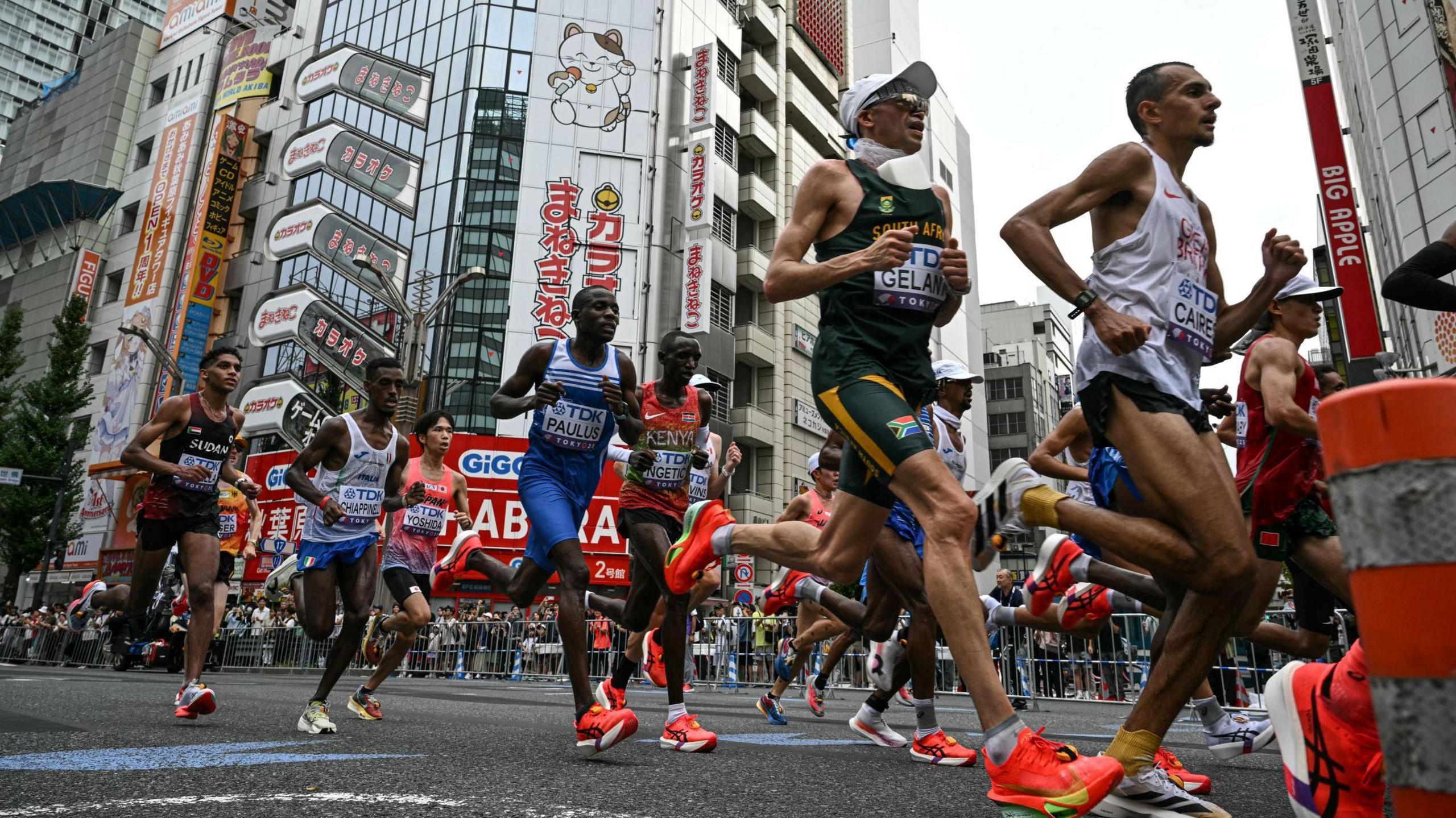 Tokyo World Athletics Championships action in progress