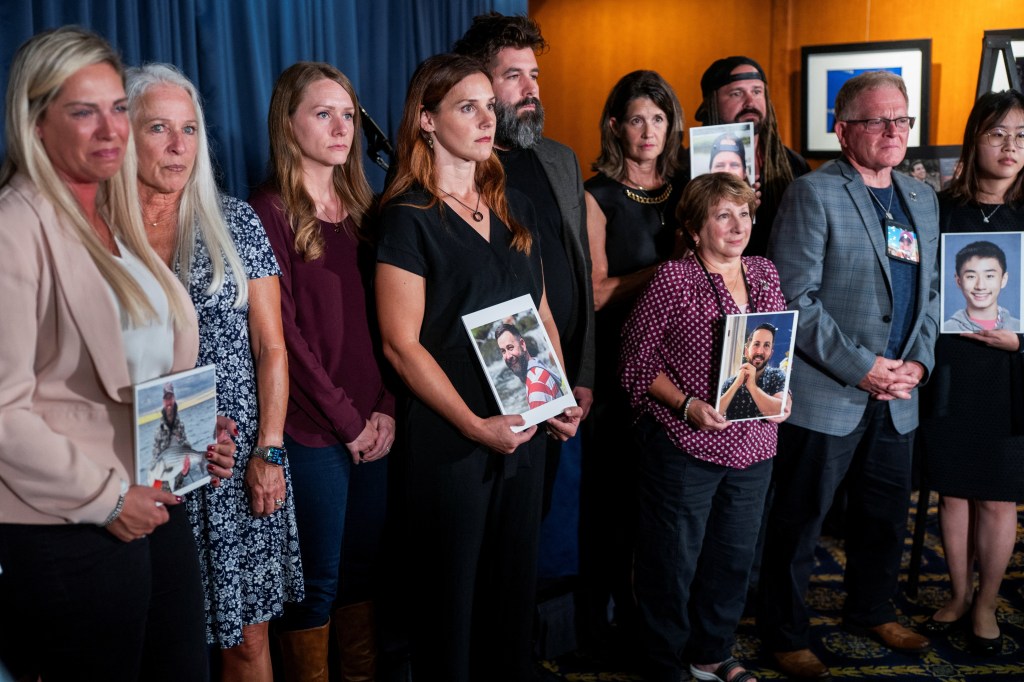 Press conference attendees