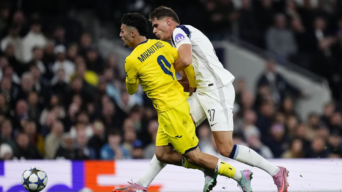 Tottenham scrape past Villarreal as Van de Ven challenge fuels debate