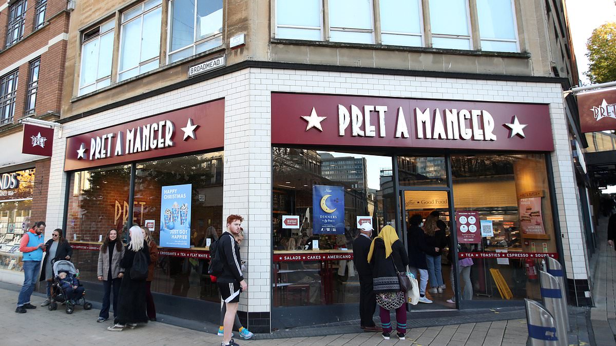 Pret a Manger to test £6–£7 lunchtime 'meal deal' in bid to rival supermarkets