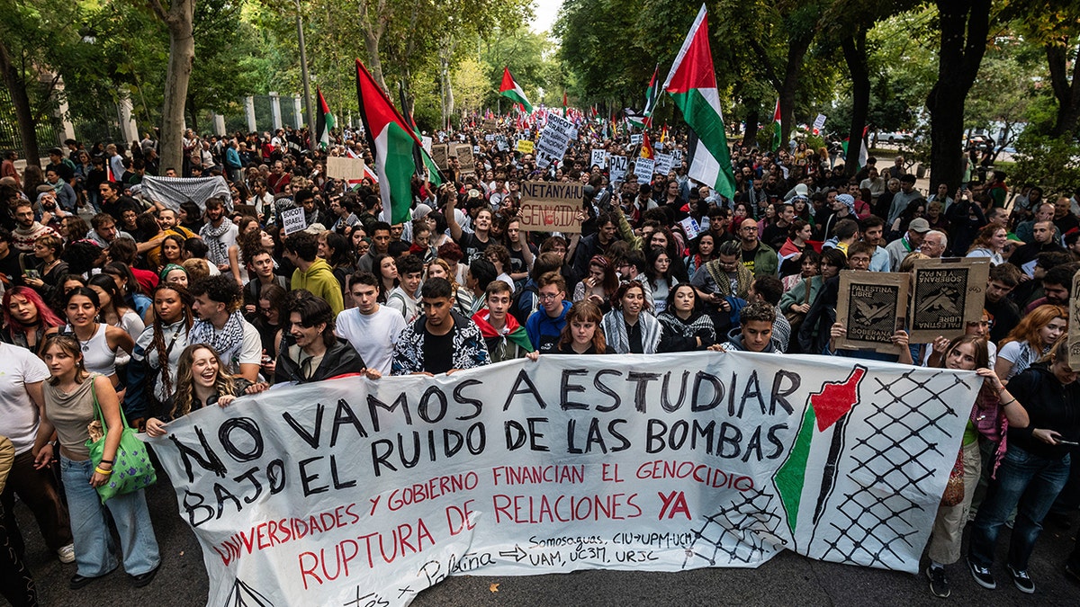 Spain anti-Israel protests