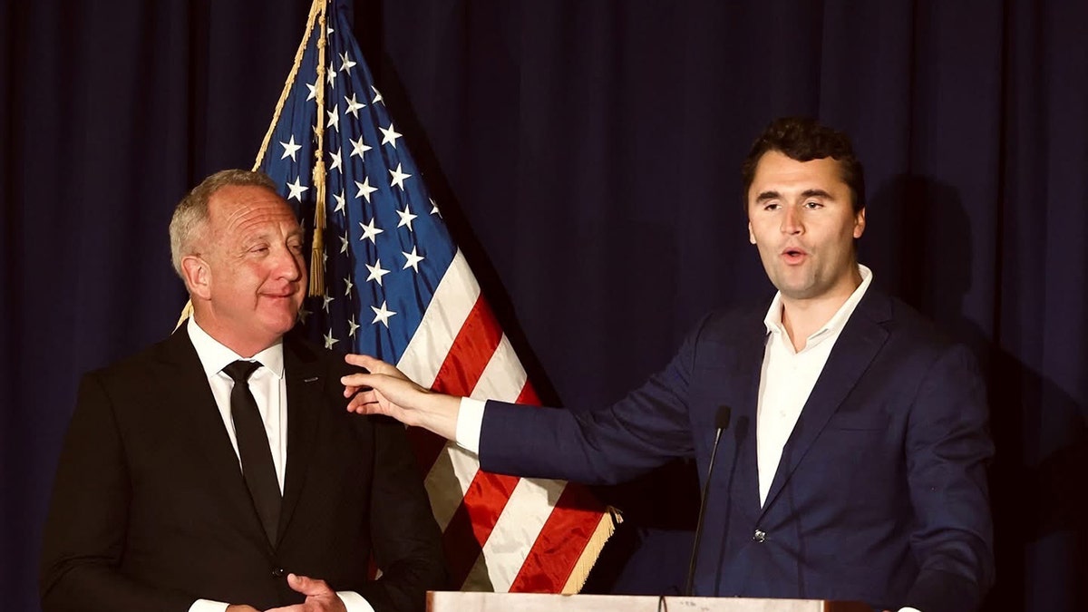 Pastor Rob McCoy delivers emotional tribute at Charlie Kirk memorial