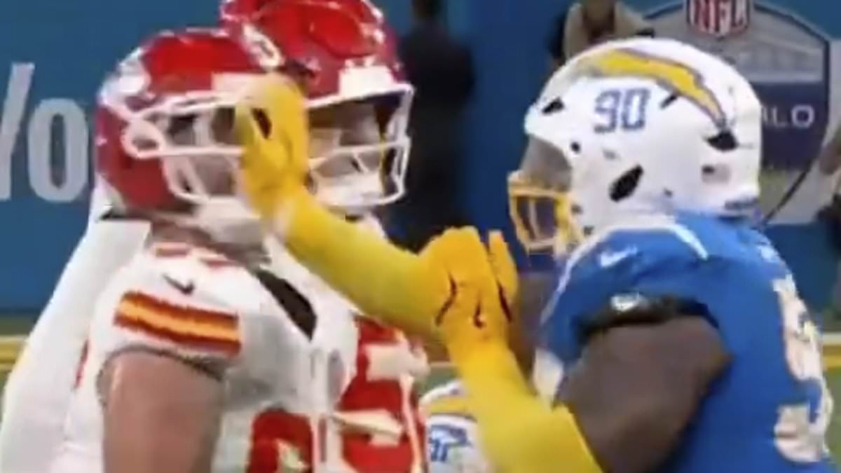 NFL fines Chargers' Teair Tart $12,172 for slapping Travis Kelce in Brazil opener