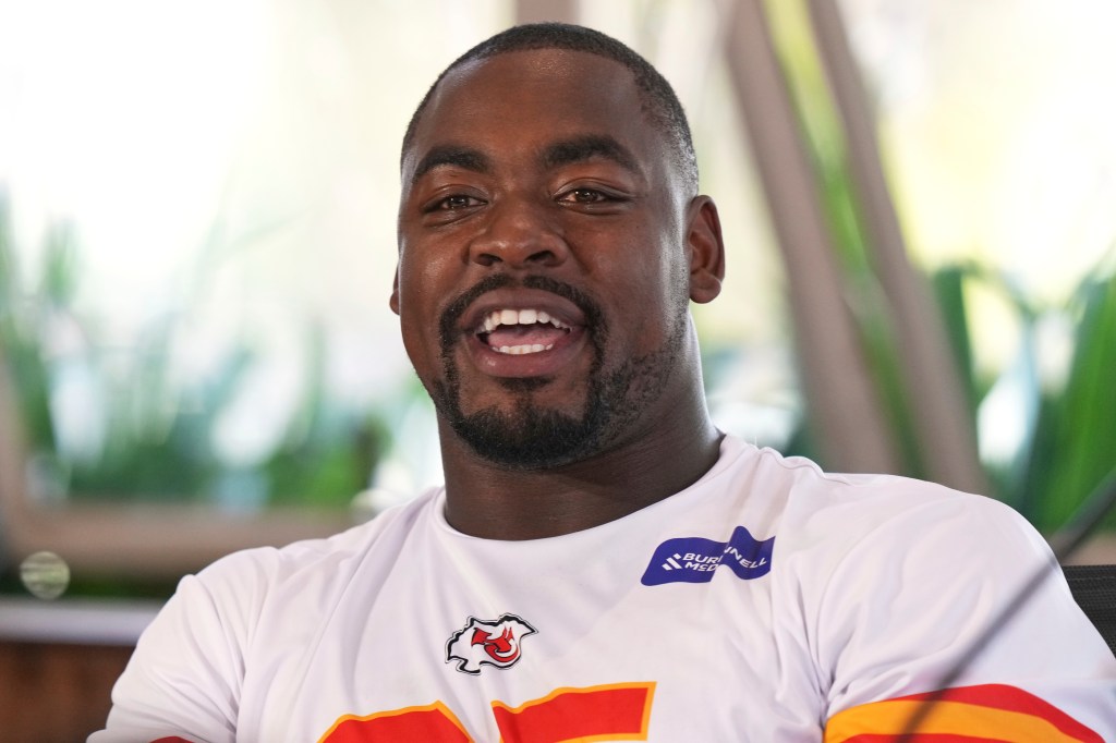 Chris Jones during the game