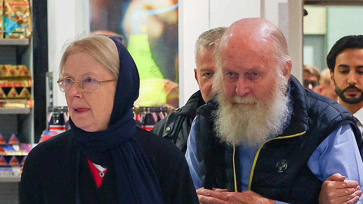 British elderly couple released by Taliban in Afghanistan arrives in the UK