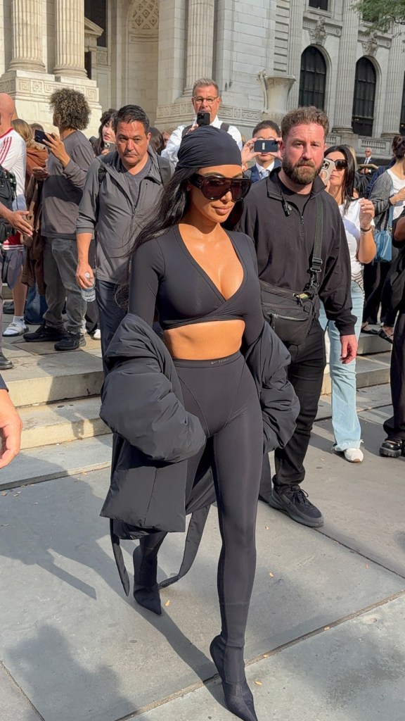 Kim Kardashian at NikeSkims NYC event