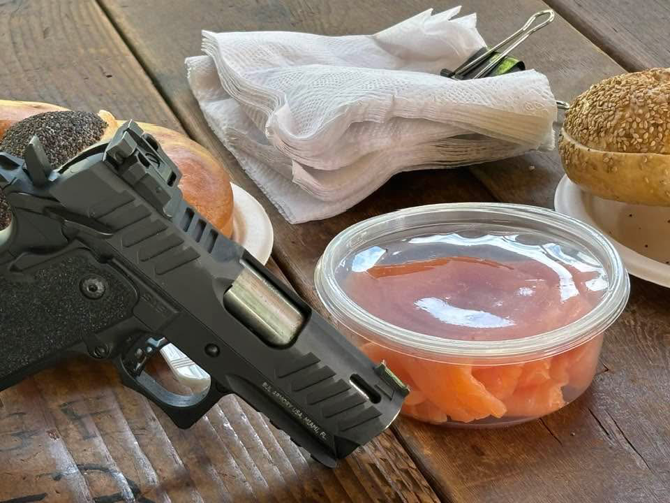 Club members at range during training session