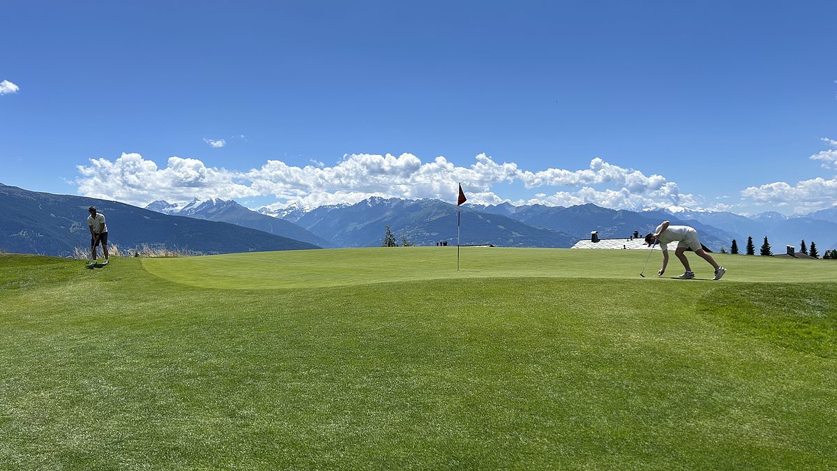 Crans-sur-Sierre: Alpine golf course hosts European Tour stars against dramatic Swiss backdrop