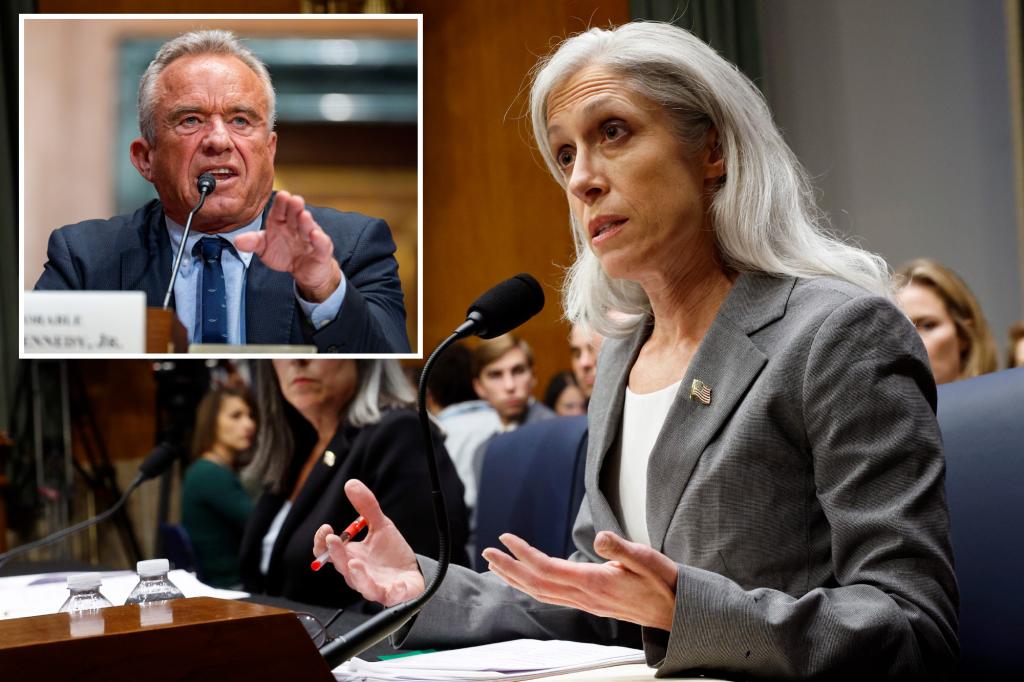 Ex-CDC chief accuses RFK Jr. of firing her after voicing vaccine-panel concerns