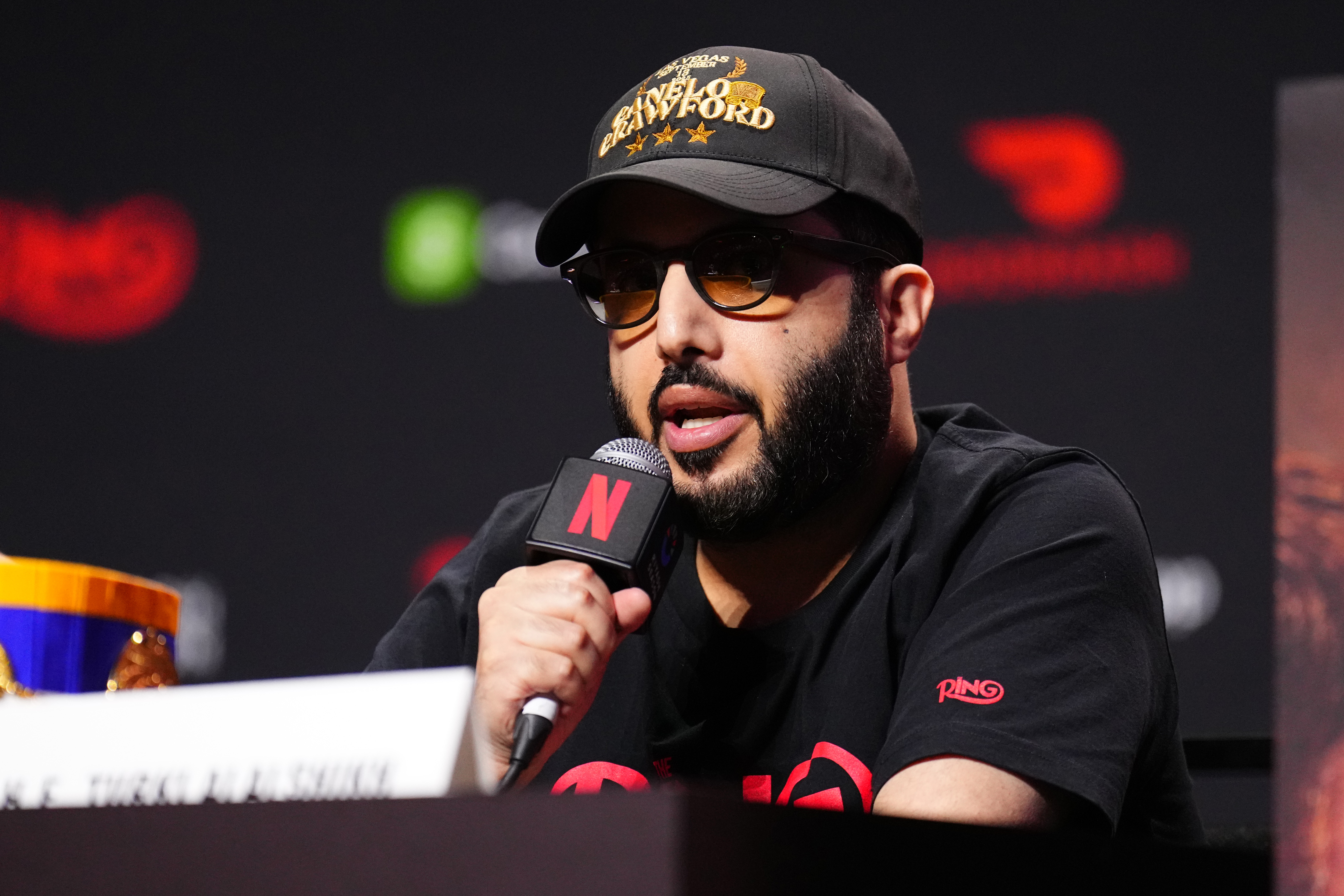 Turki Alalshikh at a Riyadh Season event