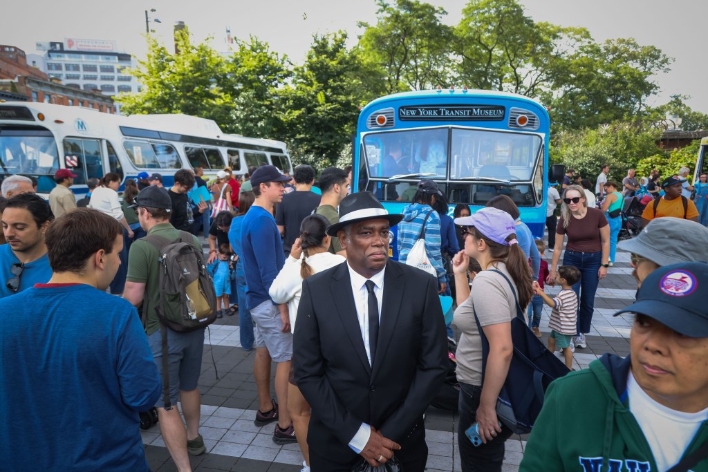 Betsy, NYC’s first air-conditioned double-decker, stars at vintage bus festival