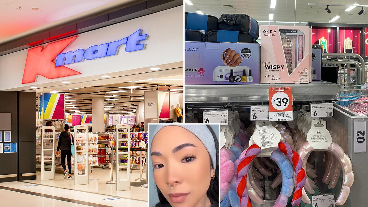 Kmart stocks One V Salon in Australia, bringing salon-grade lash and LED skincare at home