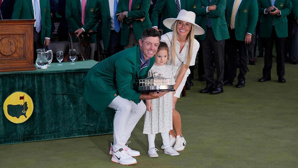 Rory McIlroy with family