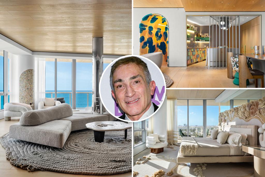 Late Broadway producer Luigi Caiola’s colorful Miami Beach home asks $19.39 million