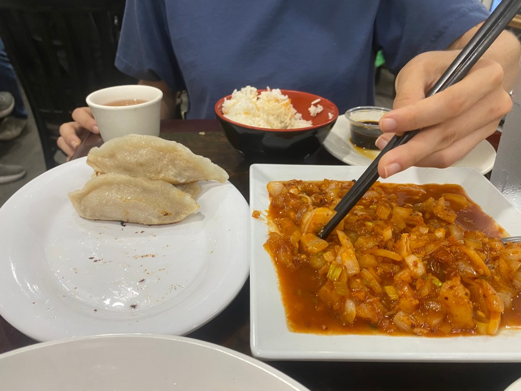 Restaurant interior shown after viral video