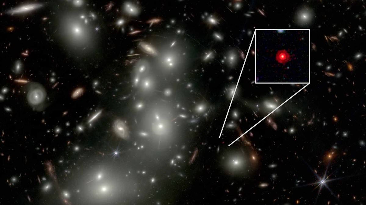 James Webb finds candidate primordial black hole from the universe's infancy