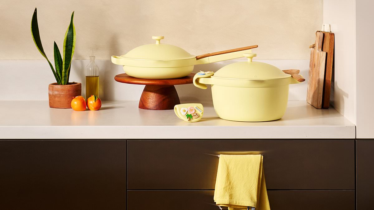 Our Place launches limited butter-yellow cookware in collaboration with Molly Baz and Crocs