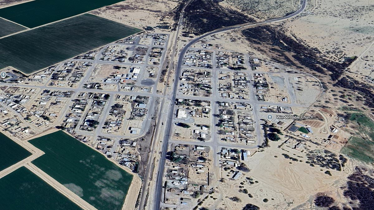 Small Arizona town sinks as groundwater pumping for megafarms and residents depletes aquifer