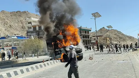 Curfew imposed in Ladakh as statehood protests turn violent