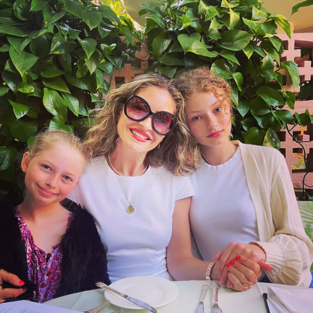 Rebecca Gayheart and daughters photographed together