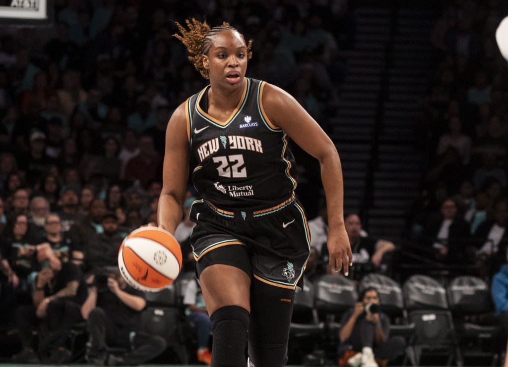 Kennedy Burke during New York's win over Washington