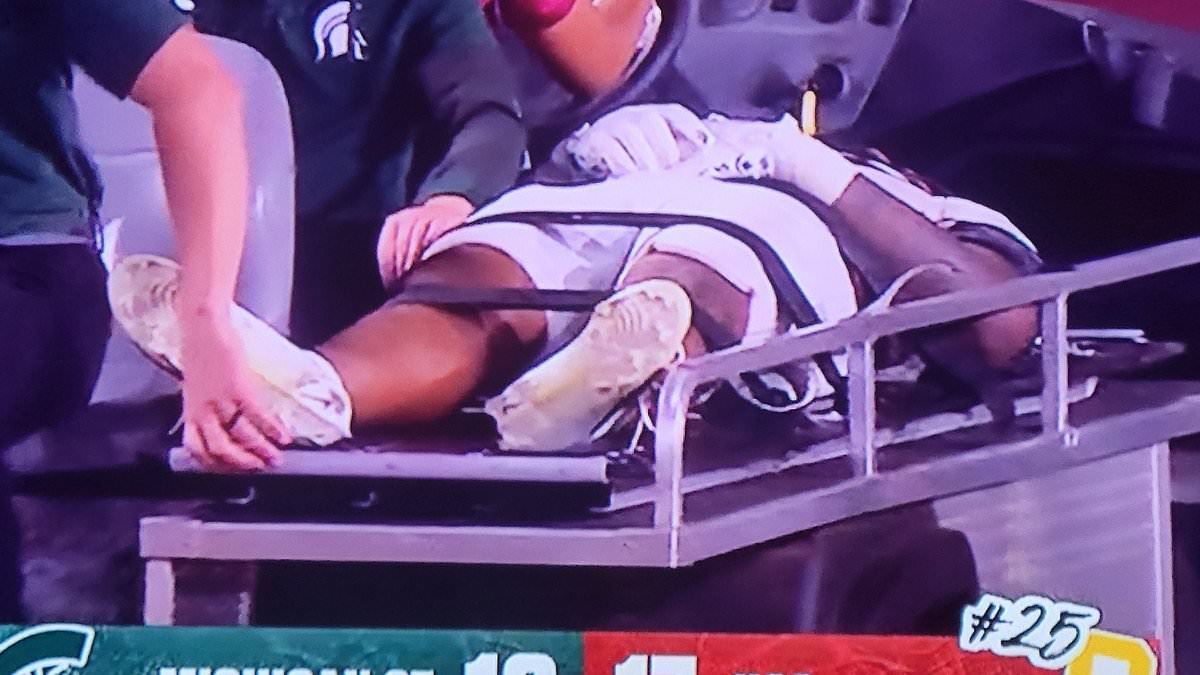 Michigan State linebacker Wayne Matthews III rushed to LA hospital after scary tackle against USC