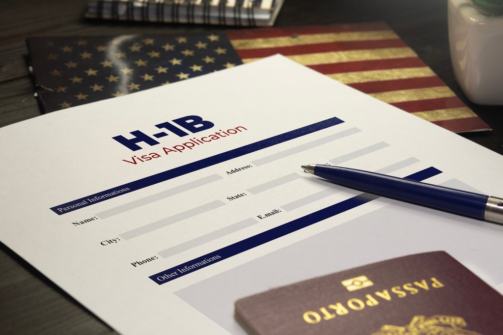 H-1B visa photo
