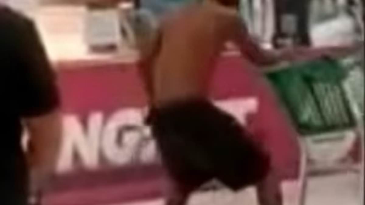 Man charged after knife threat at Logan Central shopping centre near Brisbane