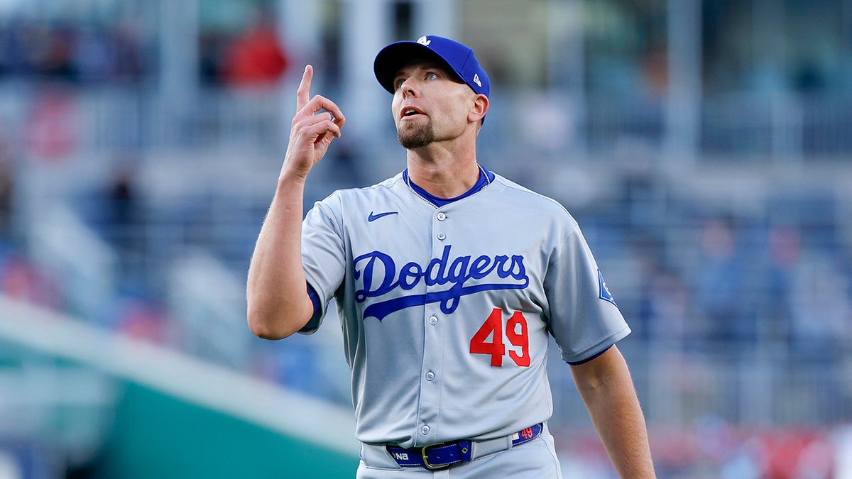 Dodgers reliever Blake Treinen wears custom hat honoring Charlie Kirk during game